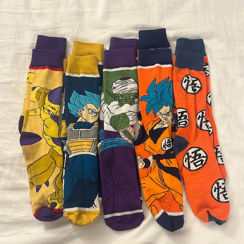Bioworld Dragonball Super Crew socks (5 pair)